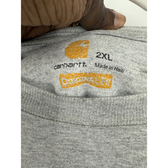 Carhartt T-Shirt Mens‎ 2XL Thrashed Utility Work Streetwear Simple Basic - Picture 3 of 8